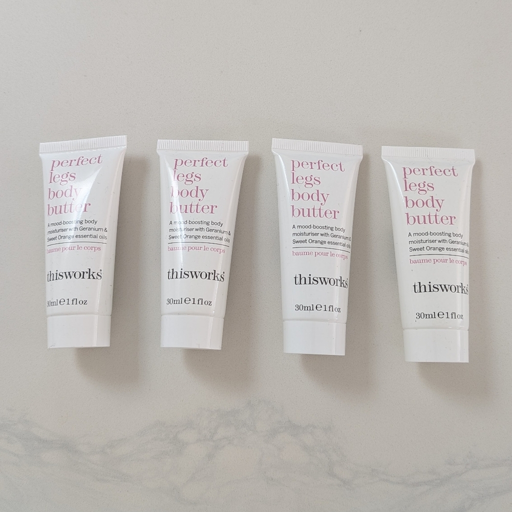 4 pack of Thisworks Perfect Legs Body Butter